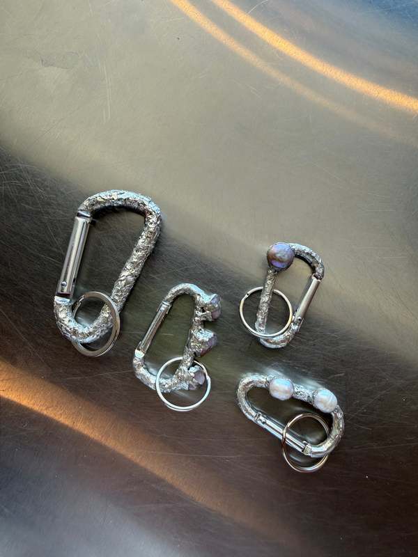 Pas Si Mal Rock Carabiner Keychain