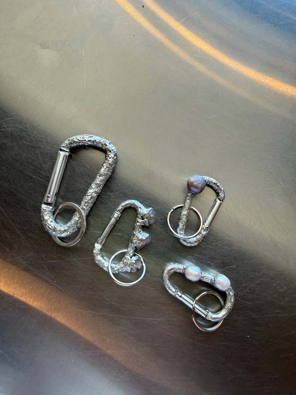 Pas Si Mal Rock Carabiner Keychain
