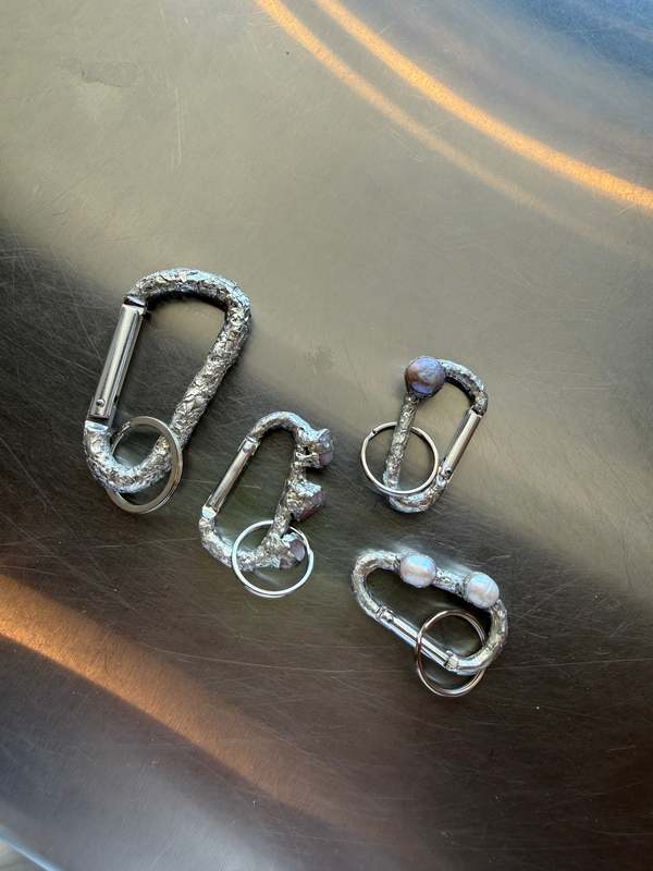 Pas Si Mal Rock Carabiner Keychain