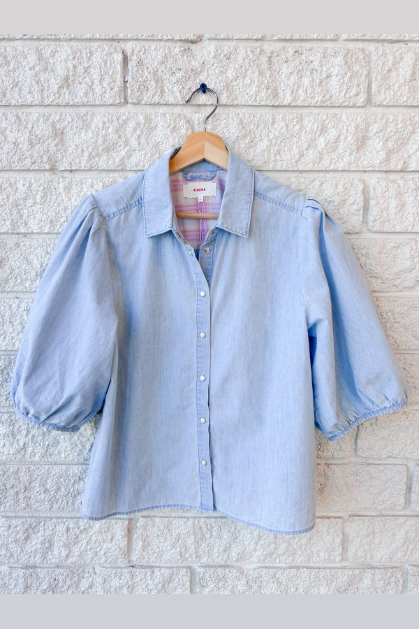 Xirena Audrey Shirt - Air Blue