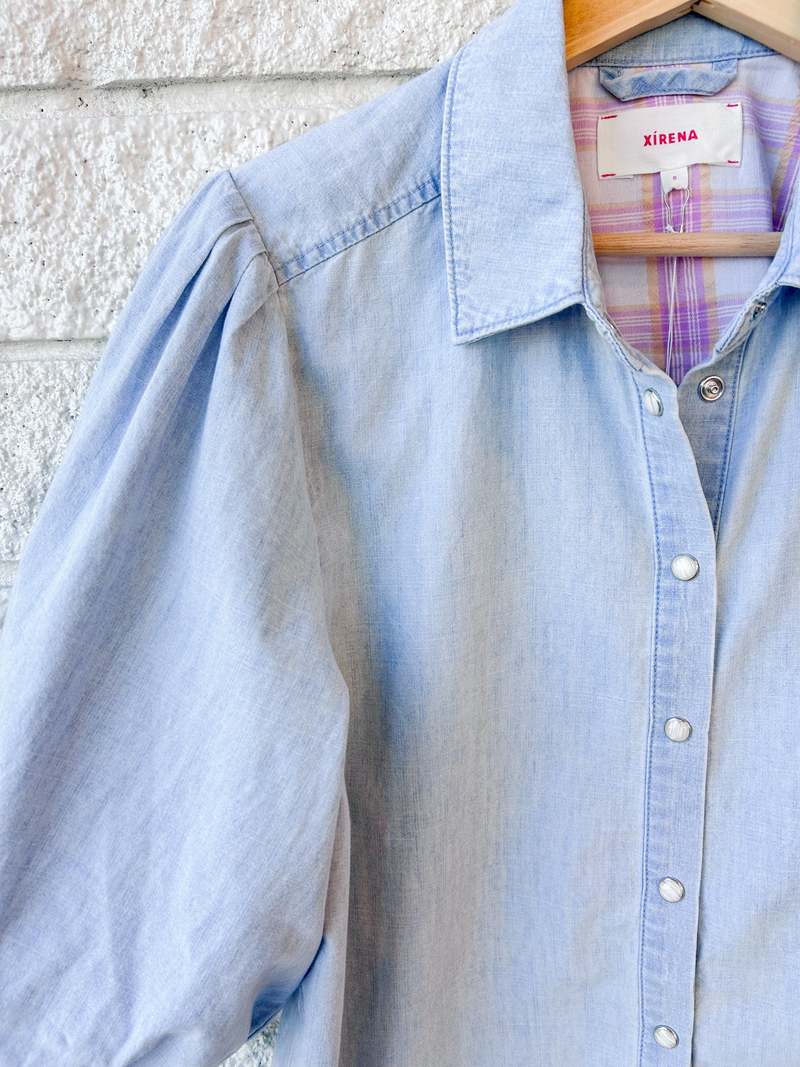 Xirena Audrey Shirt - Air Blue