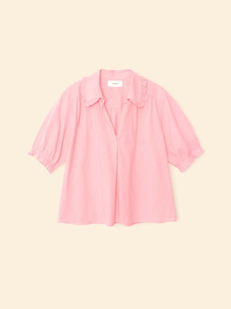 Xirena Beatrice Top - Hot Coral