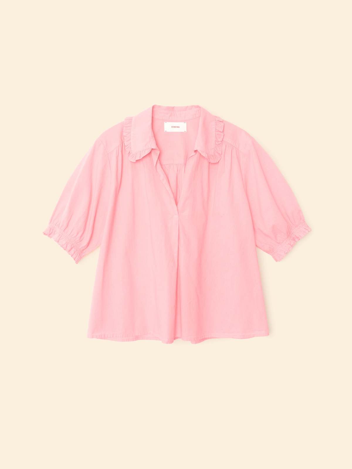 Xirena Beatrice Top - Hot Coral - Image 4 of 4