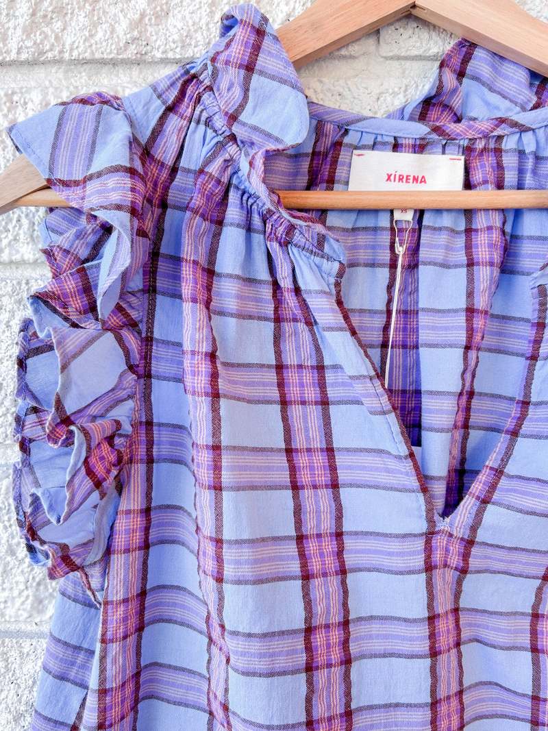 Xirena Bex Top - Lunar Blue