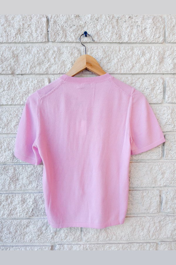 Jonathan Simkhai Devon Knit Tee - Tulip