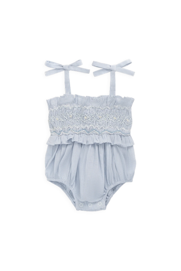 KIDS Jamie Kay Organic Cotton Desiree Playsuit in Petite Check