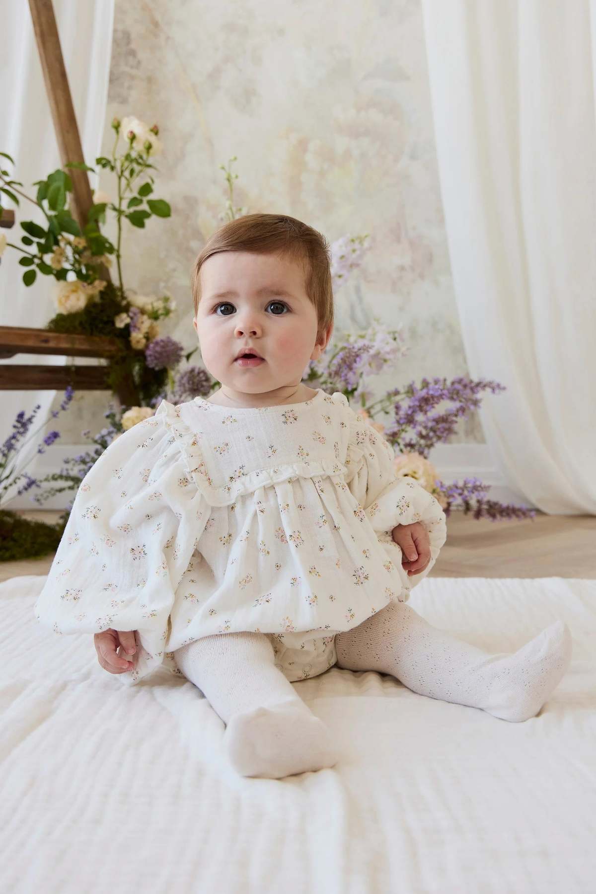 KIDS Jamie Kay Organic Cotton Muslin Frances Playsuit - Image 1 of 6