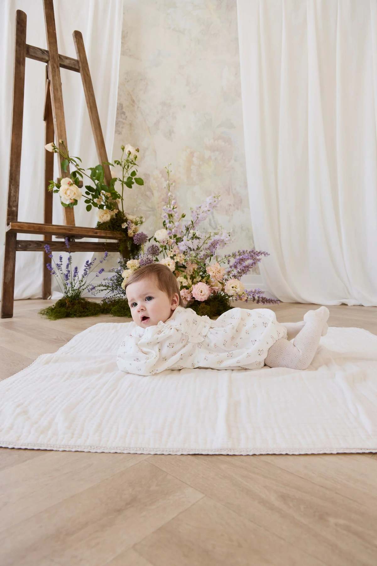 KIDS Jamie Kay Organic Cotton Muslin Frances Playsuit - Image 3 of 6
