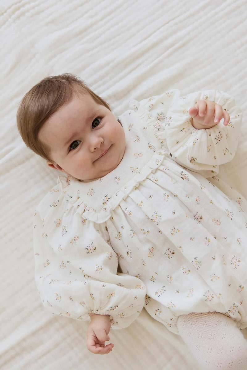 KIDS Jamie Kay Organic Cotton Muslin Frances Playsuit