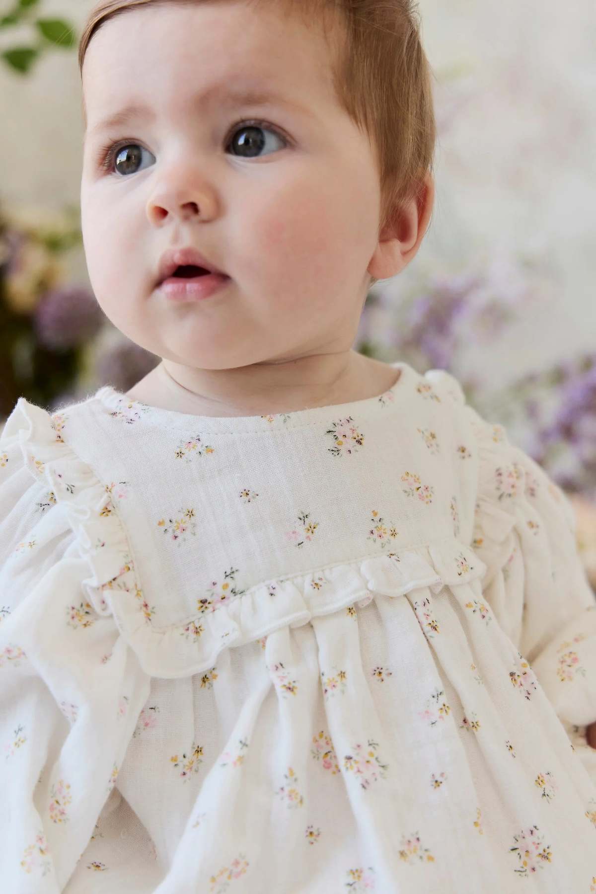 KIDS Jamie Kay Organic Cotton Muslin Frances Playsuit - Image 6 of 6