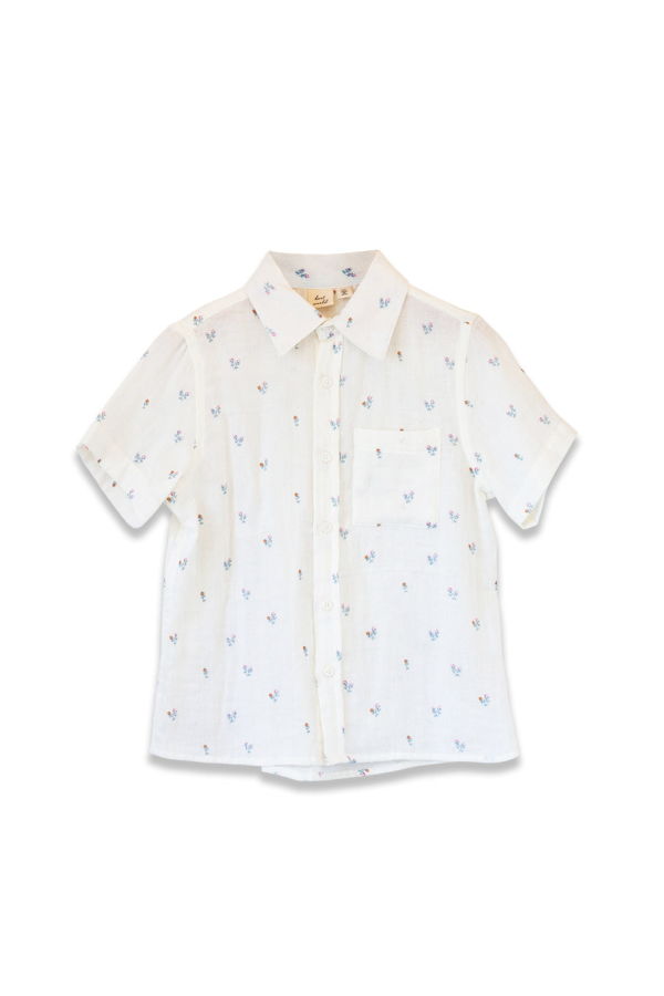 KIDS Beet World Petit Floret Collar Shirt