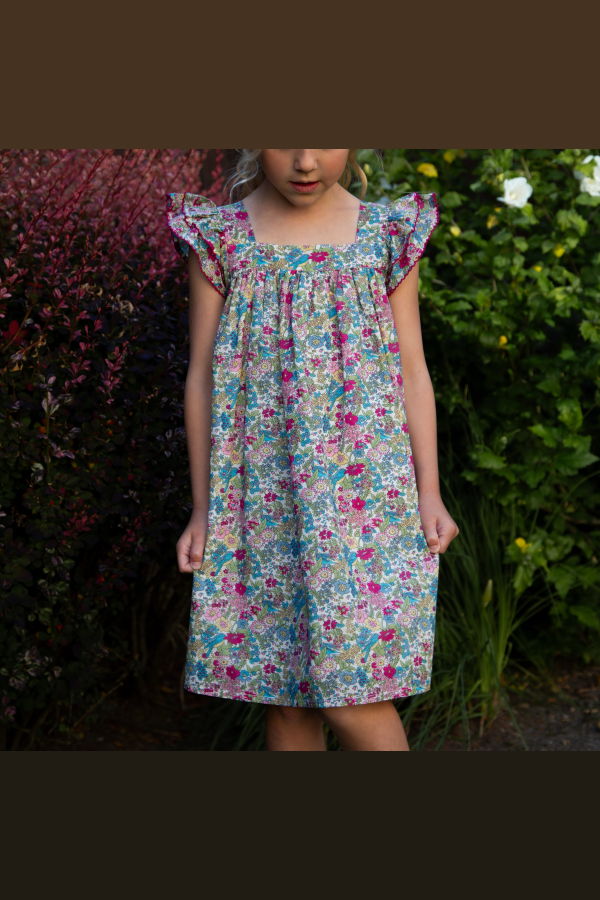 KIDS Beet World Everly Square Neck Dress