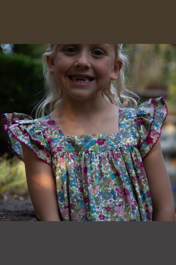 KIDS Beet World Everly Square Neck Dress