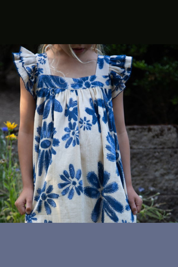 KIDS Beet World Everly Square Neck Dress