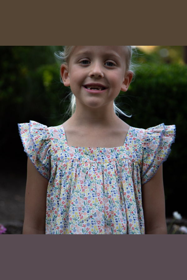 KIDS Beet World Everly Square Neck Dress