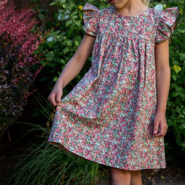 KIDS Beet World Hannah Dress with Flutter Sleeves