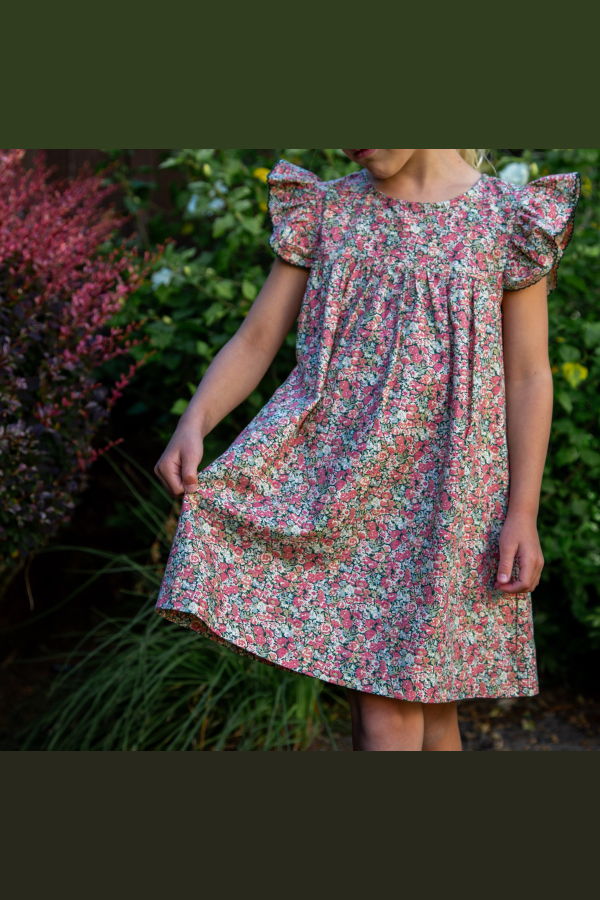 KIDS Beet World Hannah Dress with Flutter Sleeves