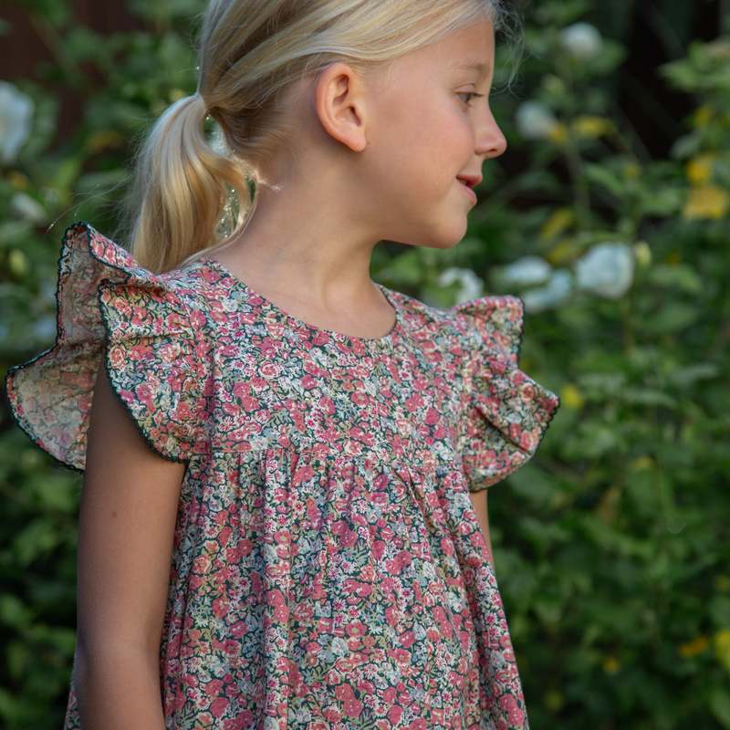 KIDS Beet World Hannah Dress with Flutter Sleeves
