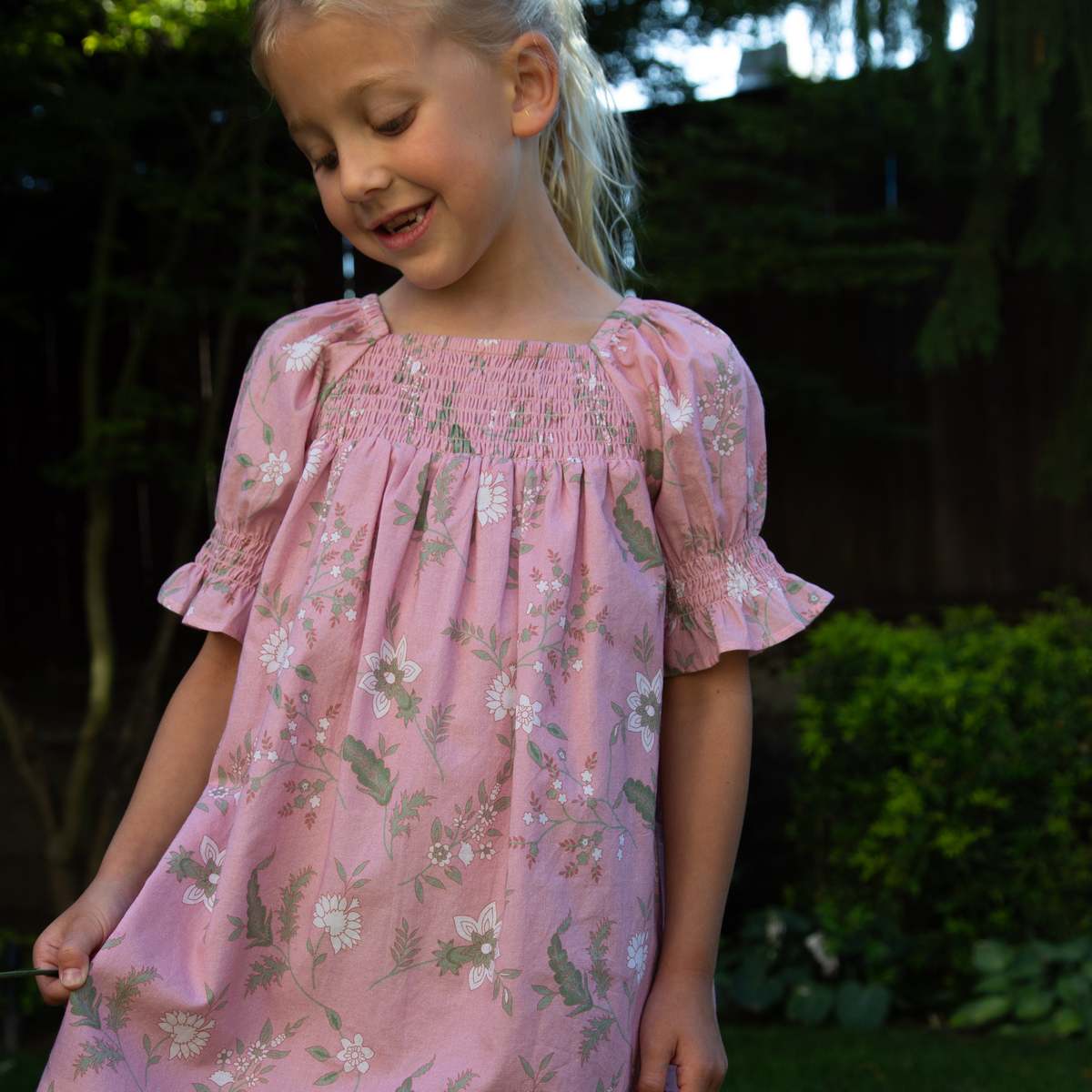 KIDS Beet World Olivia Dress with Smocking - Image 1 of 6