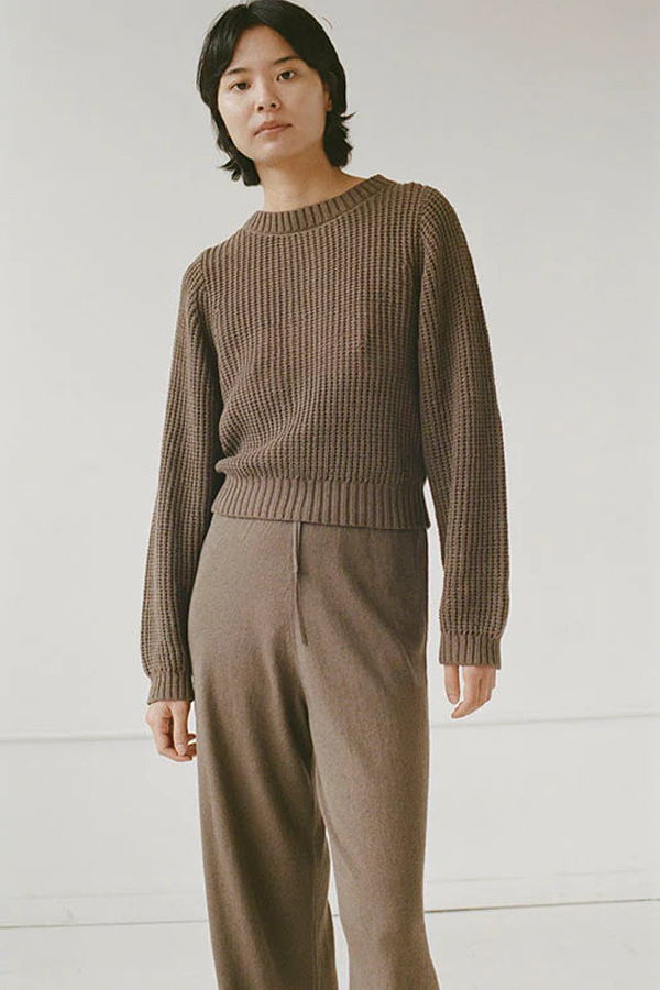 Shaina Mote Waffle Crewneck