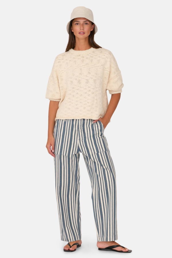 SECULAR Alex Mid Rise Utility Fisherman Denim