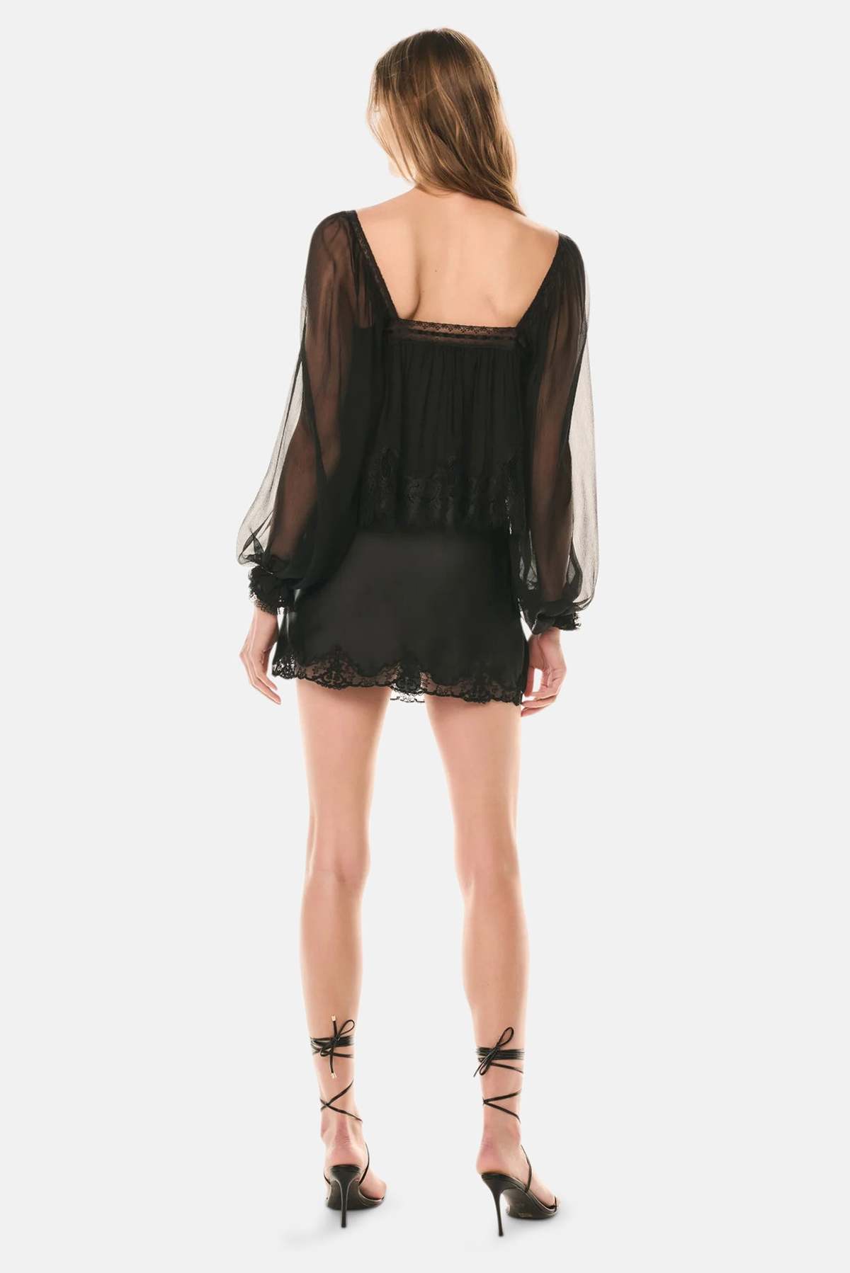 LoveShackFancy Belve Slip Mini Skirt - Image 5 of 5