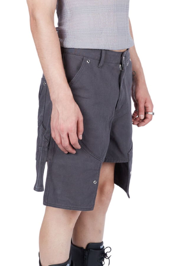 FANG NYC Grommeted Double Knee Carpenter Shorts With Extended Pockets
