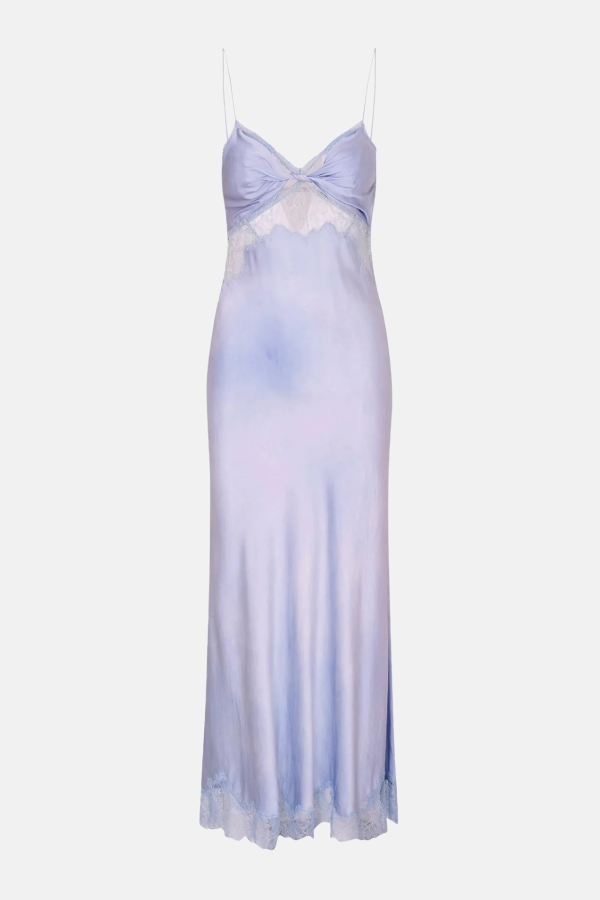 LoveShackFancy Orianna Silk-Blend Maxi Dress