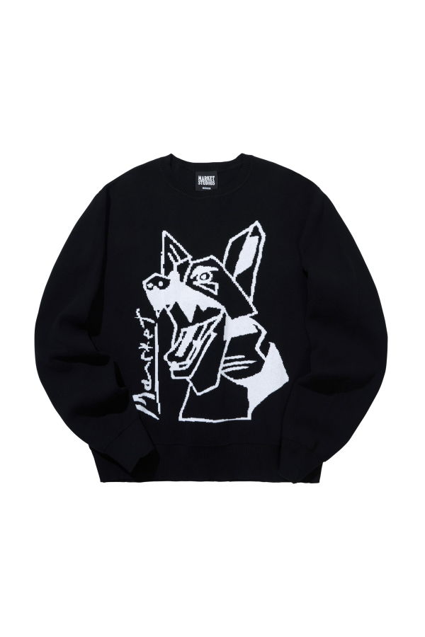 MARKET Cubism Beware Knit Sweater