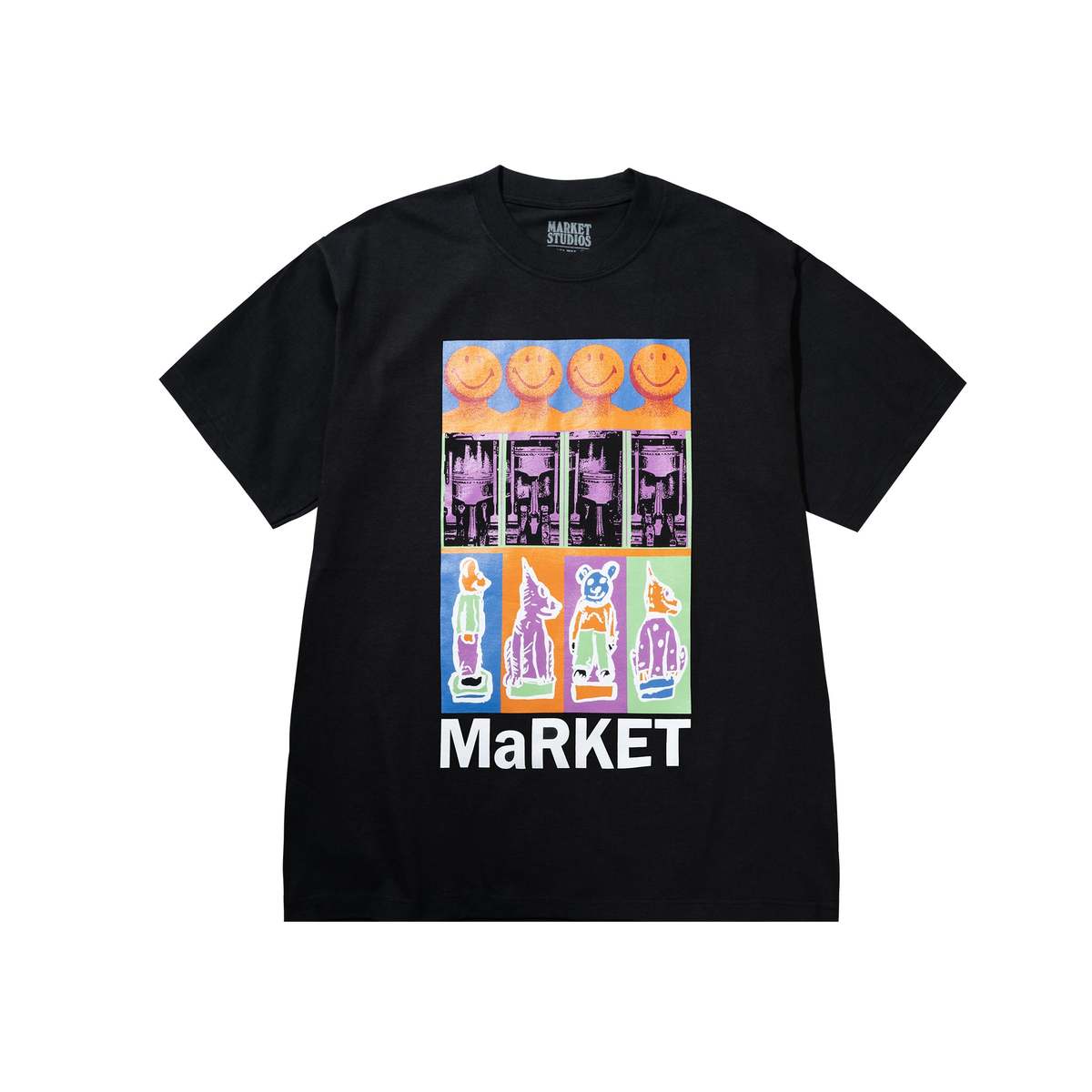 MARKET Smiley Brushwork T-Shirt - Image 1 of 3