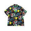 MARKET Smiley Collage SS Woven Shirt - Multi - Thumbnail 1