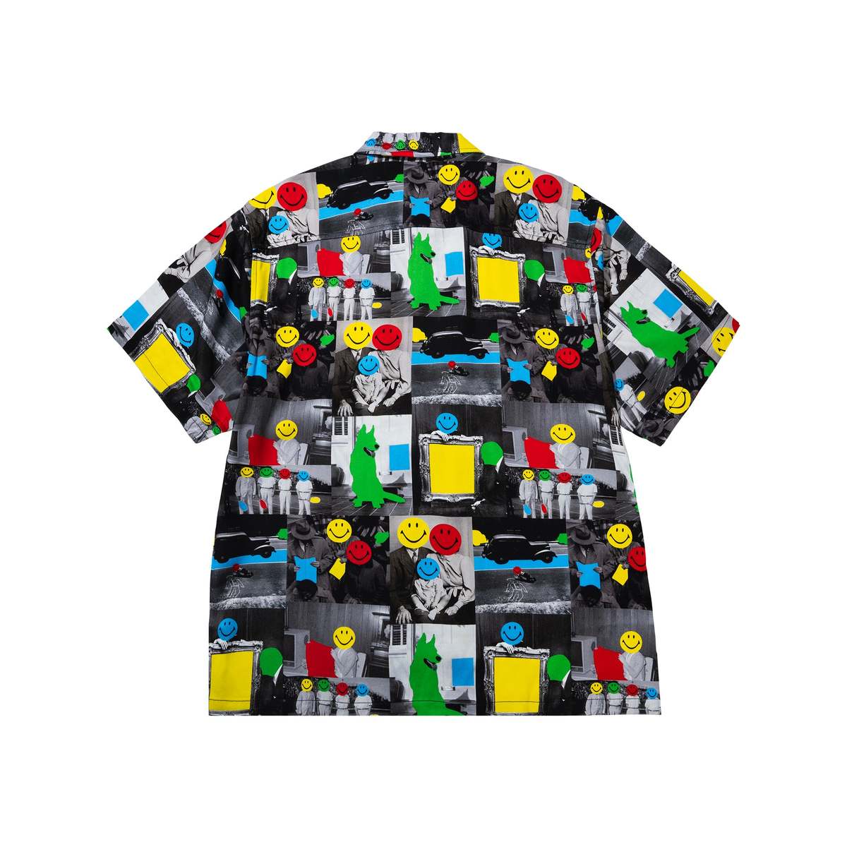 MARKET Smiley Collage SS Woven Shirt - Multi - Image 3 of 3