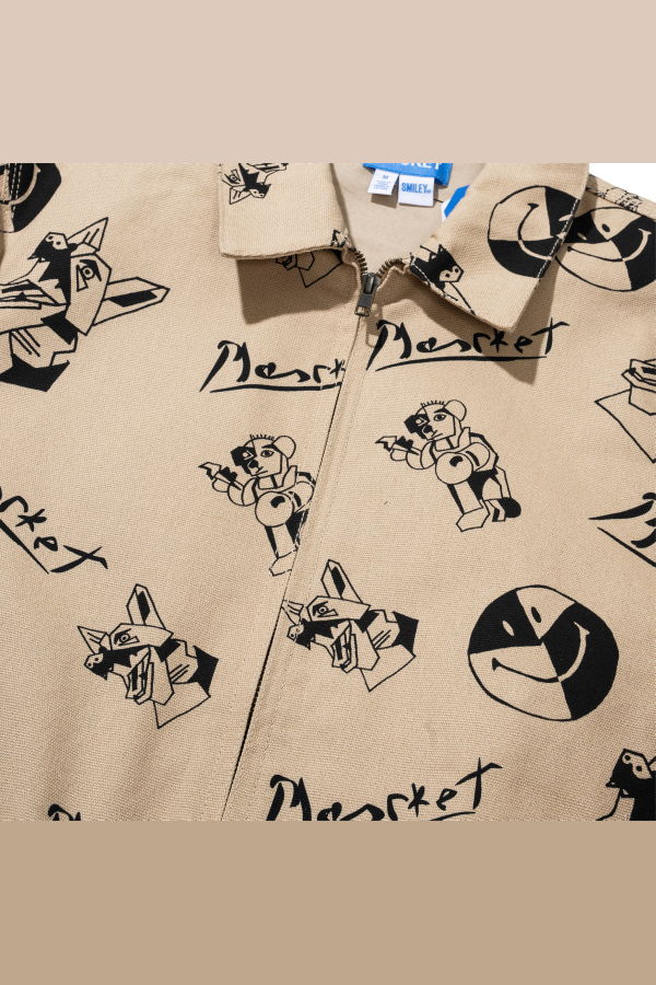 MARKET Smiley Cubism Work Jacket