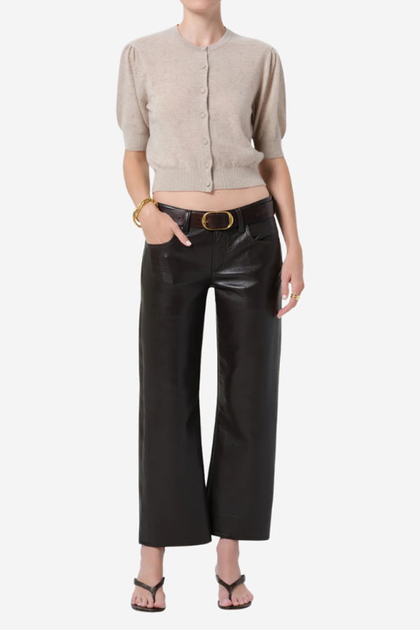 Citizens of Humanity Raina Pointelle Short Sleeve Cardigan