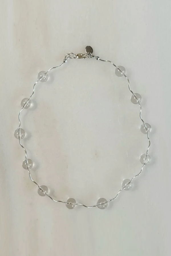 Sea + Pattern Tube Necklace