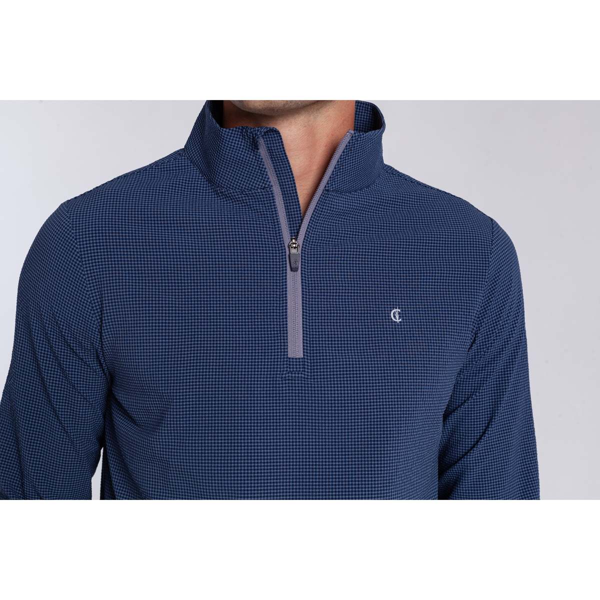 Criquet Seersucker Performance Pullover - Image 2 of 9