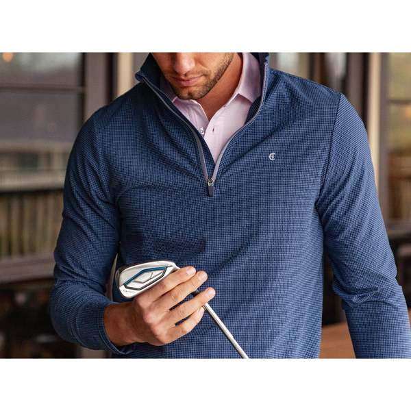 Criquet Seersucker Performance Pullover