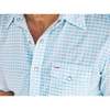Criquet Short Sleeve Corduroy Pearl Snap Shirt - Gingham Print/Sky - Thumbnail 3