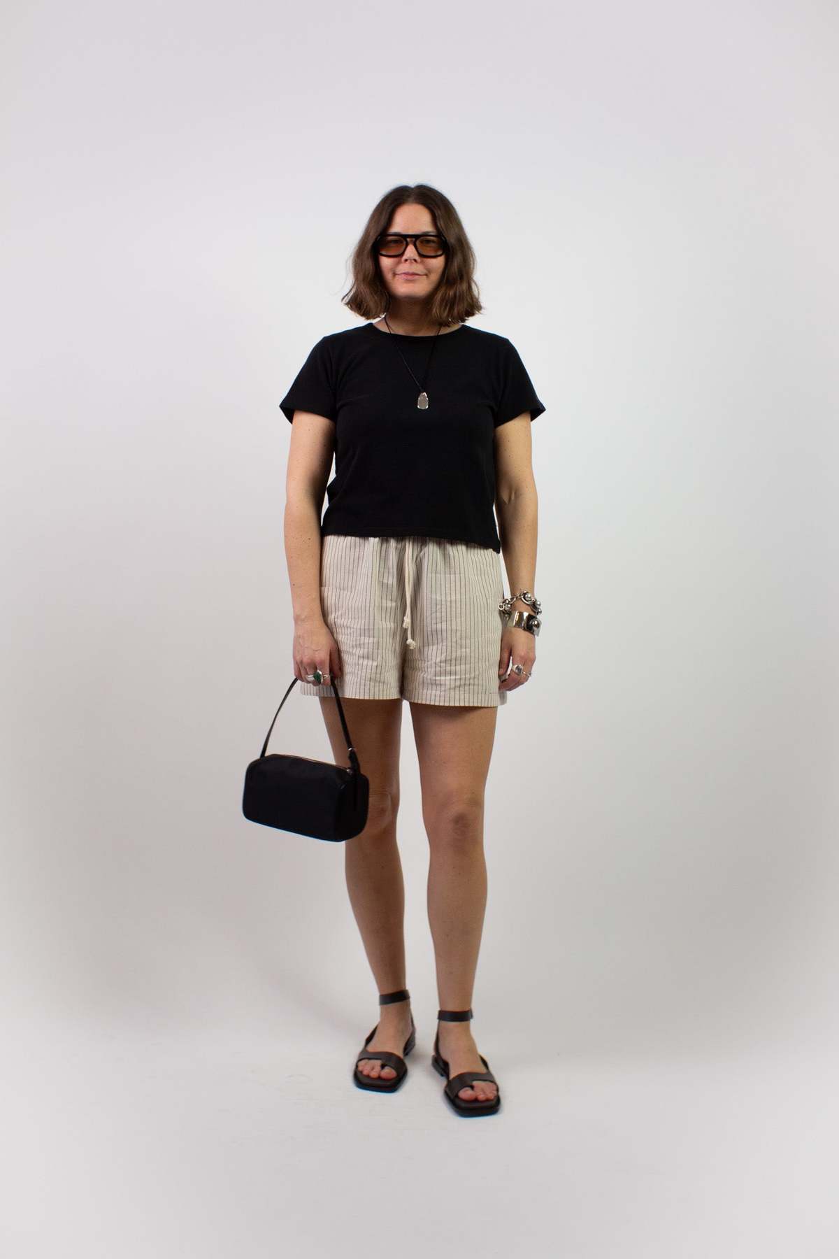 Kloke Vesper Short - Ecru Stripe - Image 1 of 4