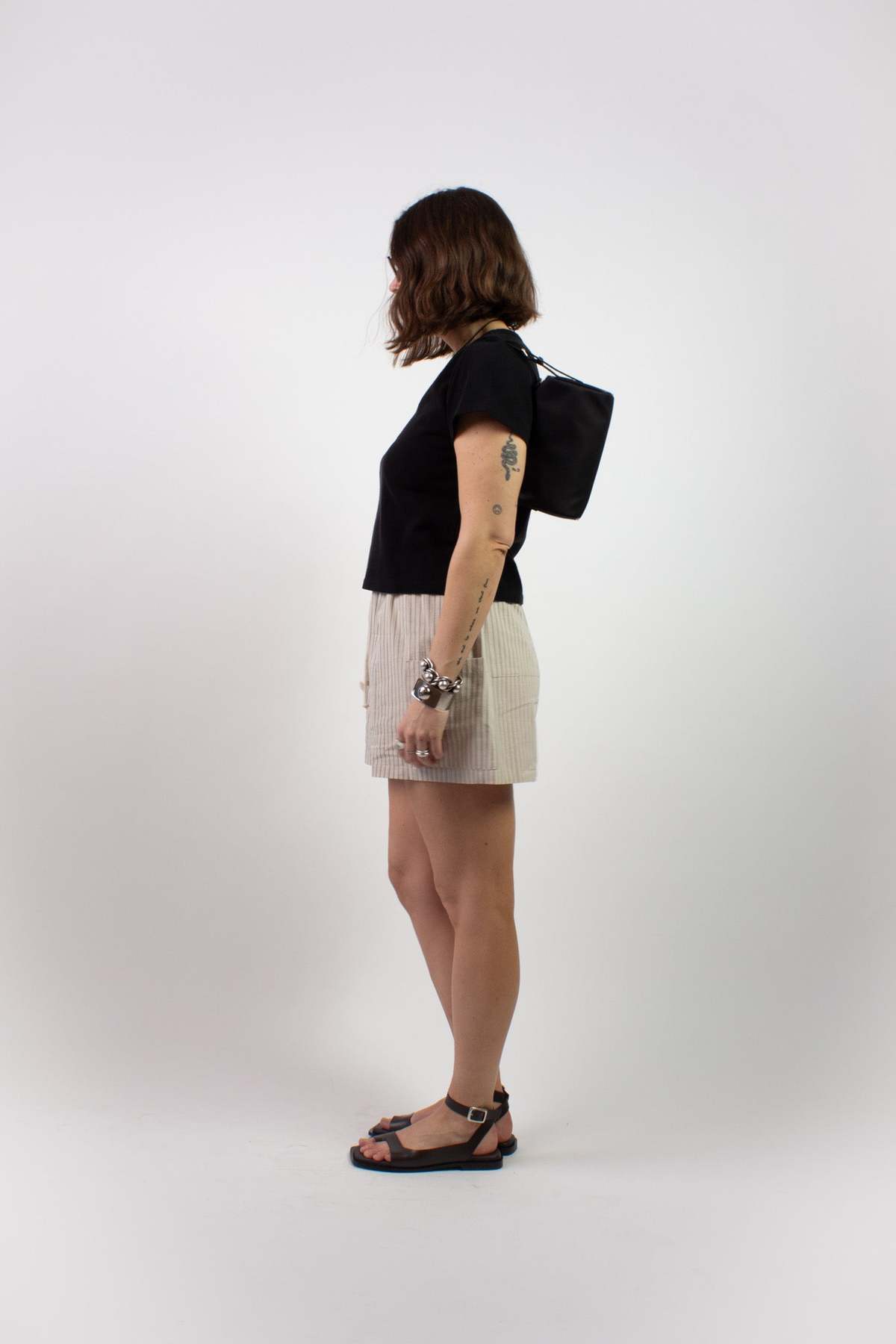 Kloke Vesper Short - Ecru Stripe - Image 3 of 4