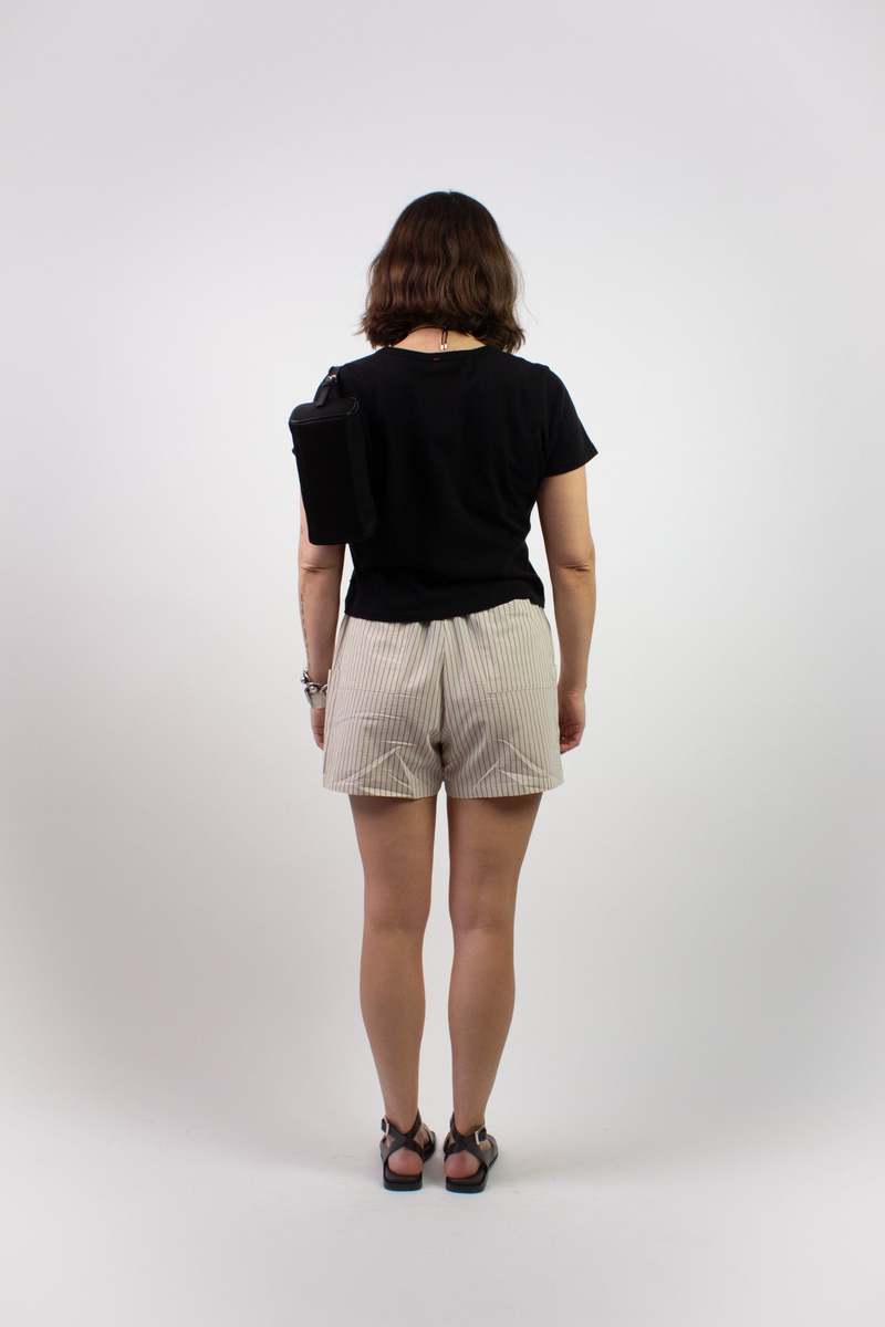 Kloke Vesper Short - Ecru Stripe