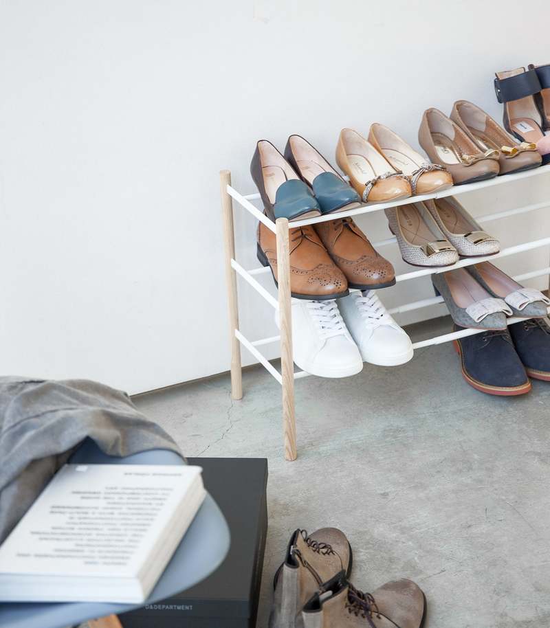 Yamazaki Home Expandable Shoe Rack - Steel