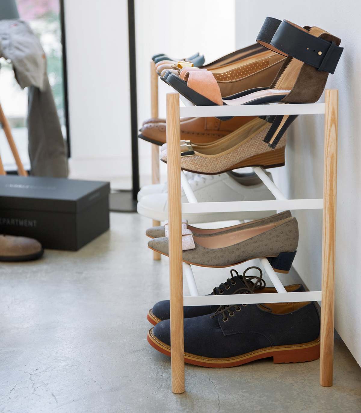 Yamazaki Home Expandable Shoe Rack - Steel - Image 5 of 15