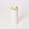 Yamazaki Home Round Tissue Case - Steel + Wood - Thumbnail 19