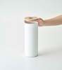 Yamazaki Home Round Tissue Case - Steel + Wood - Thumbnail 26