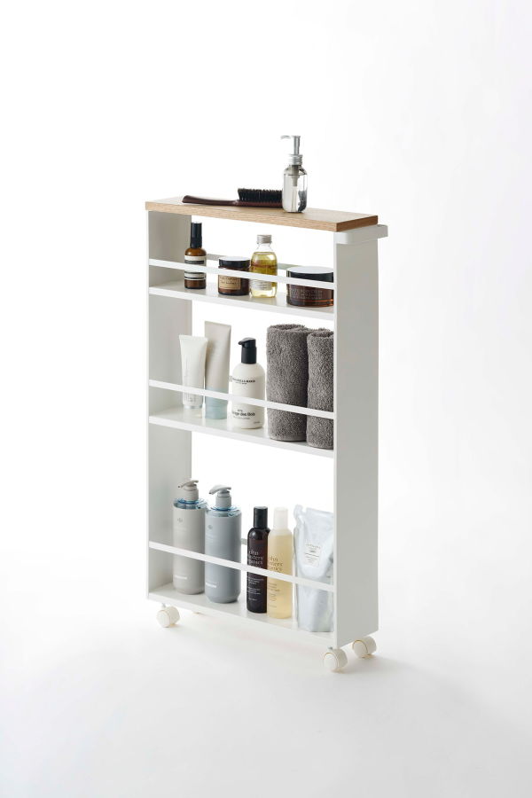 Yamazaki Home Slim Storage Cart - White