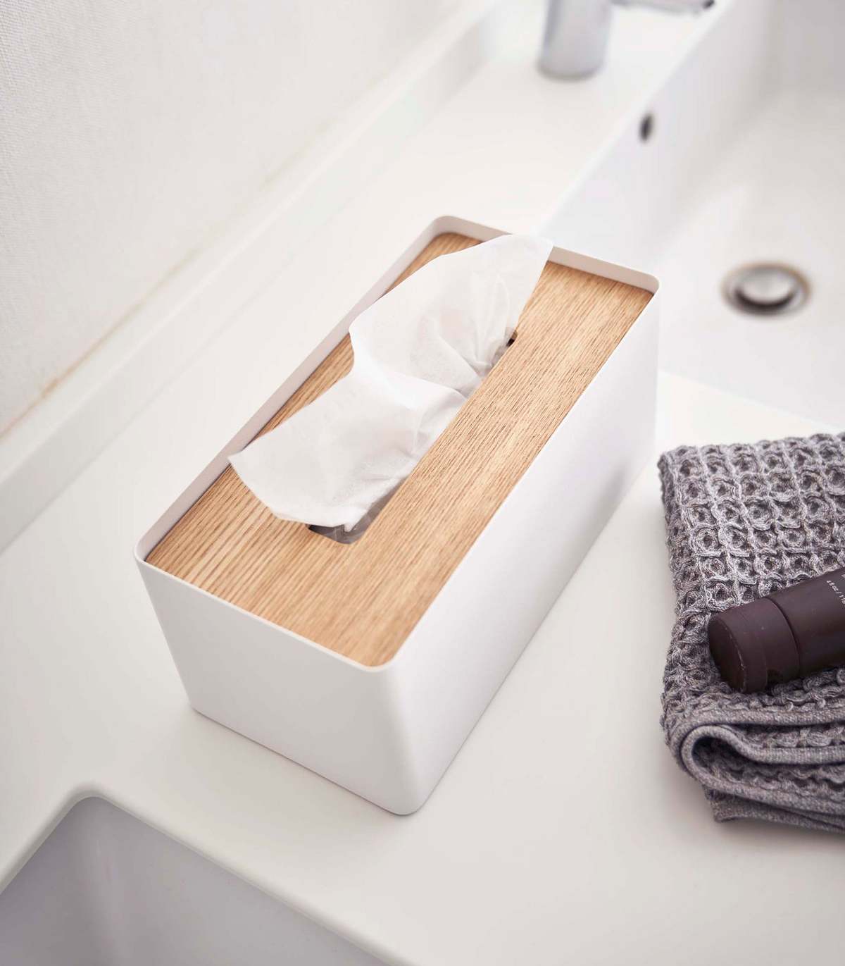 Yamazaki Home Tissue Box Cover - Rectangle - Image 5 of 13