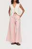 Aligne Serene Extra Wide Leg Trousers - Dusty Pink - Thumbnail 2