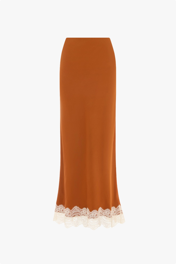 Aligne Ari Lace Satin Slip Skirt