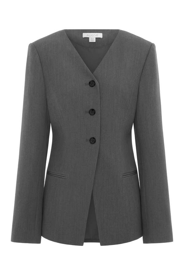 Aligne Daphne V Neck Waisted Blazer